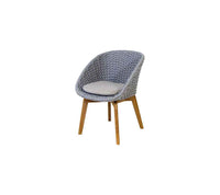 Cane-Line Peacock Chair with Teak Legs