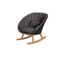 Cane-Line Peacock Rocking Chair with Teak Legs