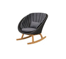 Cane-Line Peacock Rocking Chair with Teak Legs