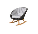 Cane-Line Peacock Rocking Chair with Teak Legs