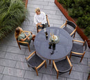 Cane-Line Aspect Dining Table - Dia. 56.7"