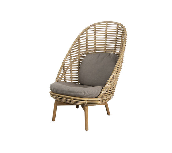 Cane-Line Hive Highback Chair with Teak Legs