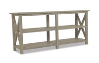 Sunset West X Console Table in Coastal Teak