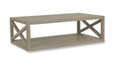 Sunset West X Coffee Table in Coastal Teak
