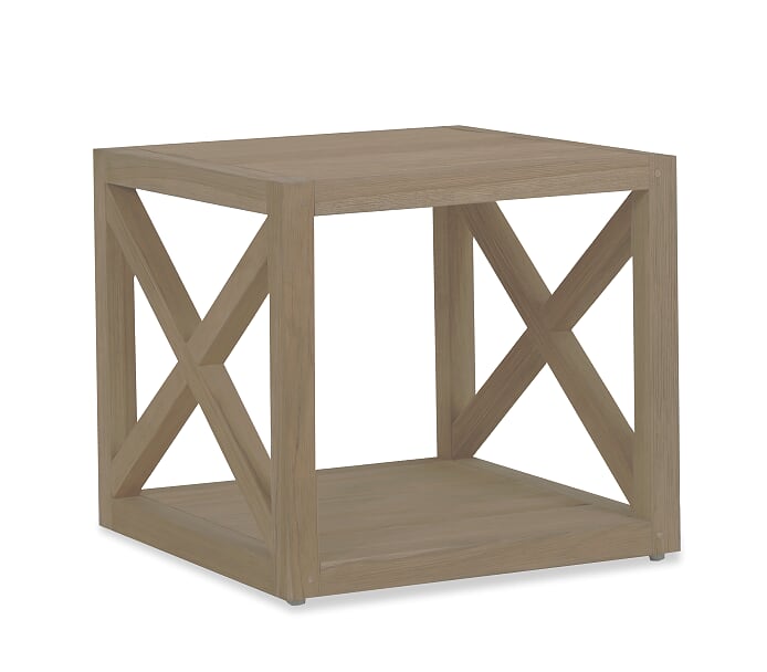 Sunset West X End Table in Coastal Teak