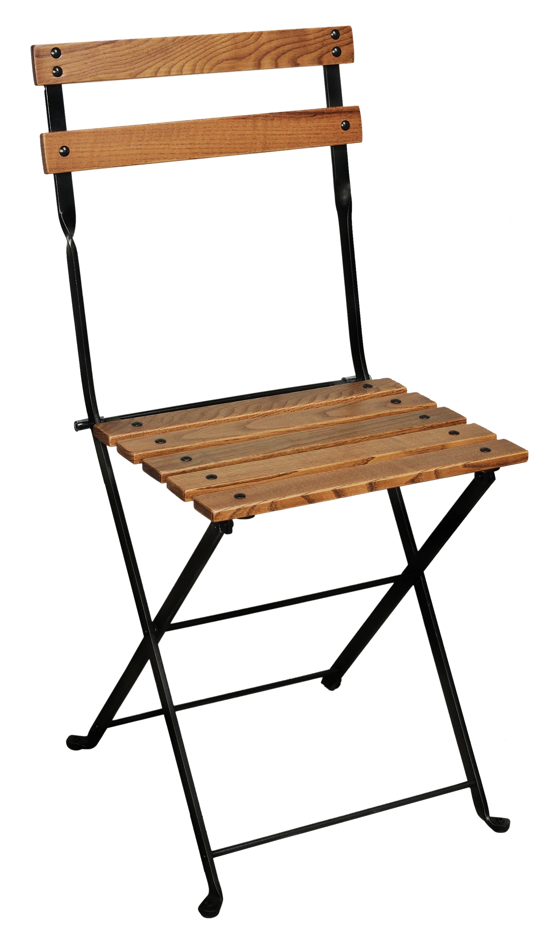 Furniture Designhouse Five Piece Dining Set with 28" Square Powder Coated Steel Top with Two Veronique Side Chairs