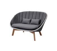 Cane-Line Peacock 2-Seater Sofa with Teak Legs - Cane-Line Weave