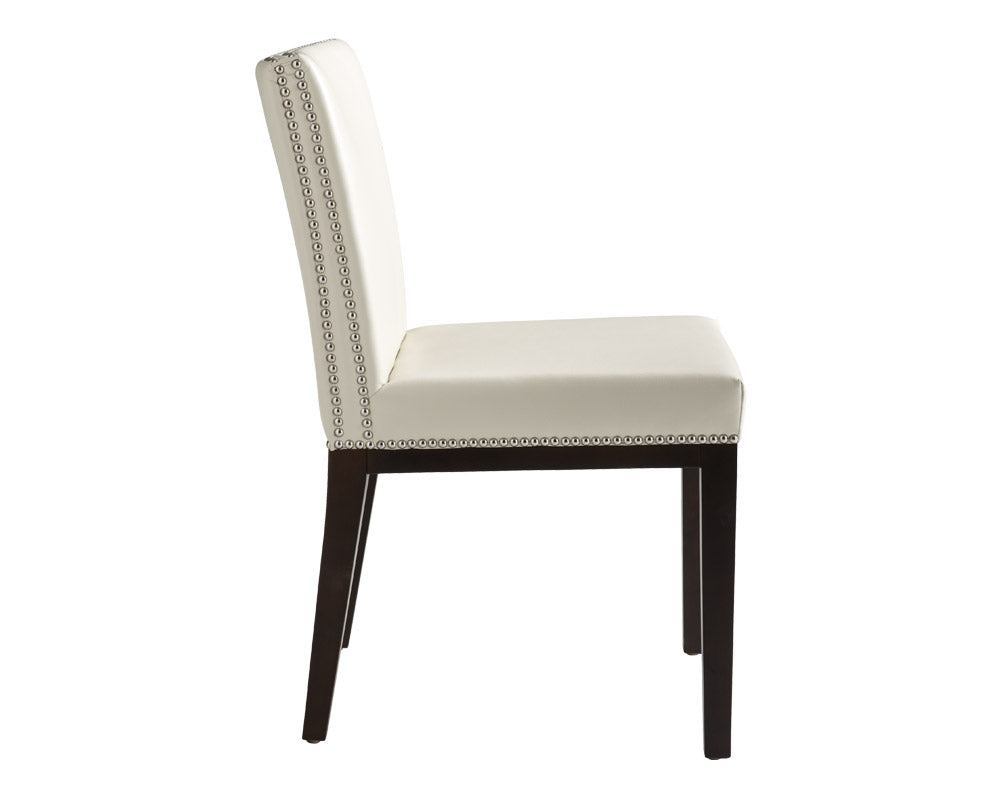 Sunpan Vintage Dining Chair - Castillo Cream/Coal Black/Cream/Havana Dark Brown/Ink Blue/Linen/Overcast Grey