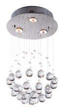 Zuo Modern Pollow Ceiling Lamp Chrome