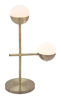 Zuo Modern Waterloo Table Lamp White And Bronze