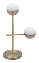 Zuo Modern Waterloo Table Lamp White And Bronze