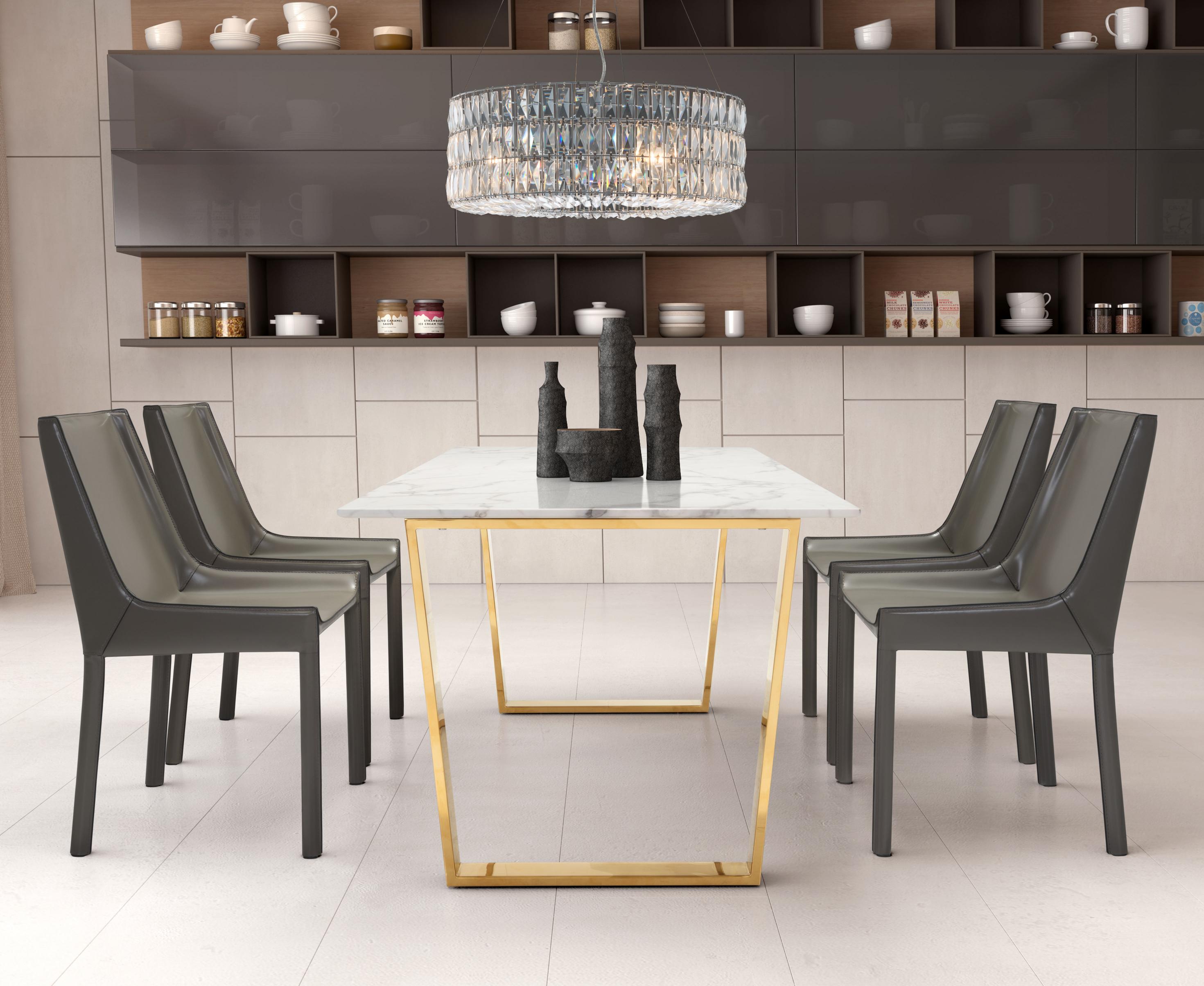 Zuo Modern Jena Ceiling Lamp Chrome