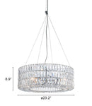 Zuo Modern Jena Ceiling Lamp Chrome
