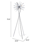 Zuo Modern Savoy Floor Lamp Chrome