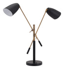 Zuo Modern Tanner Table Lamp Black And Brass