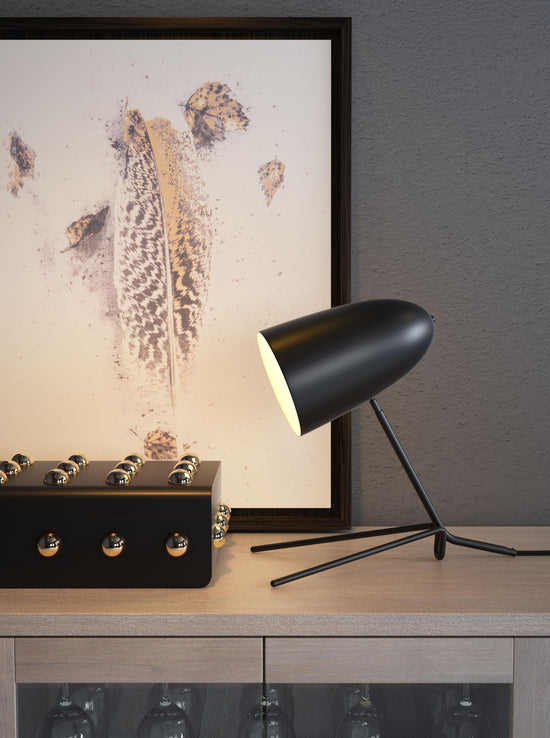 Zuo Modern Jamison Table Lamp Black