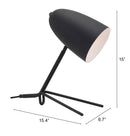 Zuo Modern Jamison Table Lamp Black