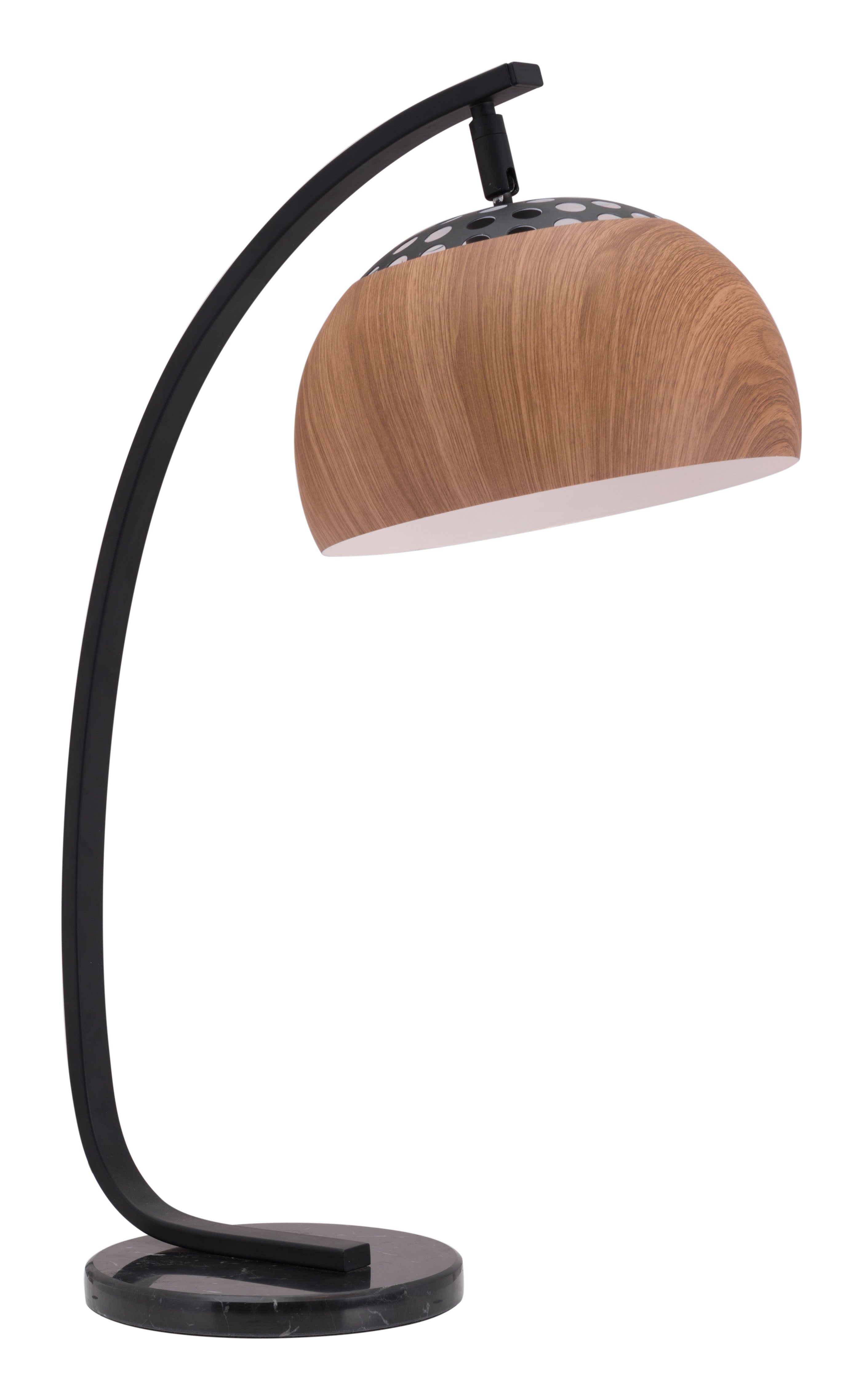 Zuo Modern Brentwood Table Lamp Brown And Black