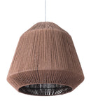 Zuo Modern Impala Ceiling Lamp Brown