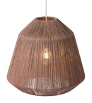 Zuo Modern Impala Ceiling Lamp Brown