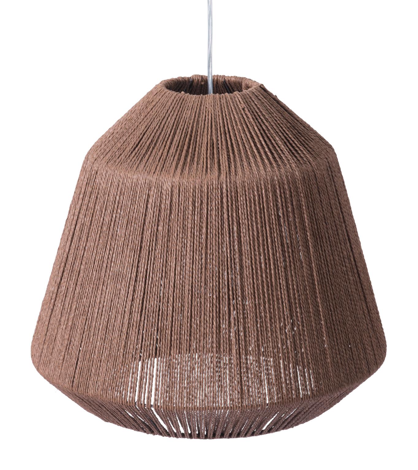 Zuo Modern Impala Ceiling Lamp Brown