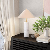 Zuo Modern Ciara Table Lamp Beige And White