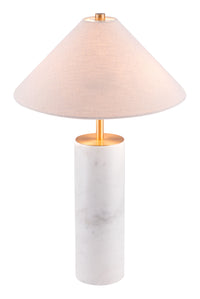 Zuo Modern Ciara Table Lamp Beige And White