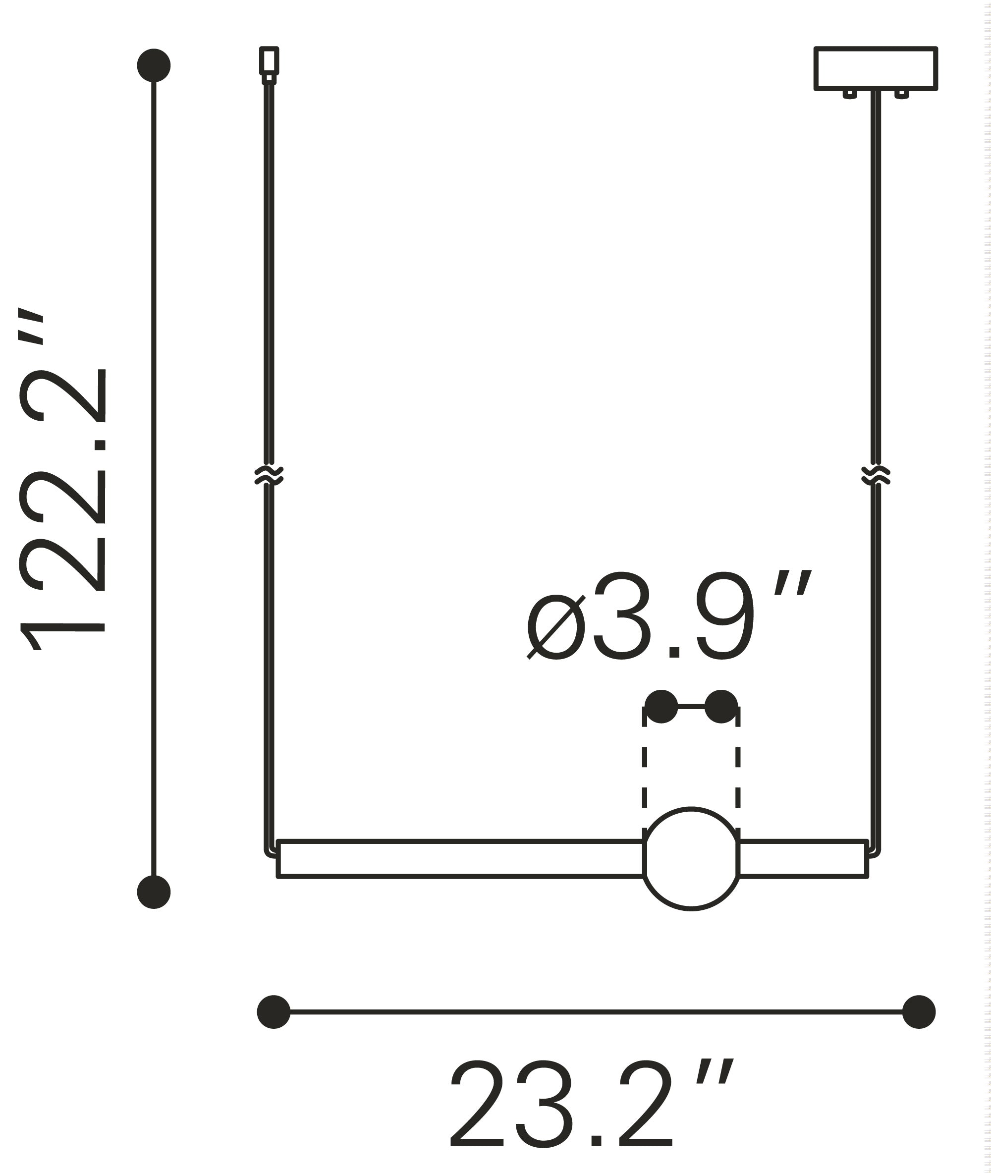 Zuo Modern Adeo Ceiling Lamp Brass