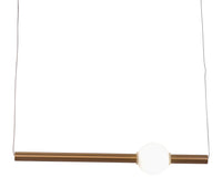 Zuo Modern Adeo Ceiling Lamp Brass