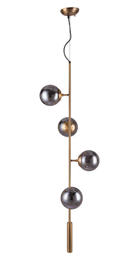 Zuo Modern Zatara Ceiling Lamp Brass