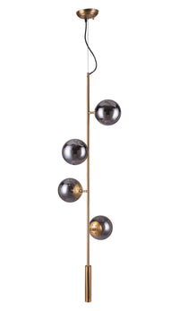 Zuo Modern Zatara Ceiling Lamp Brass