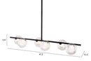 Zuo Modern Keyoz Ceiling Lamp Black