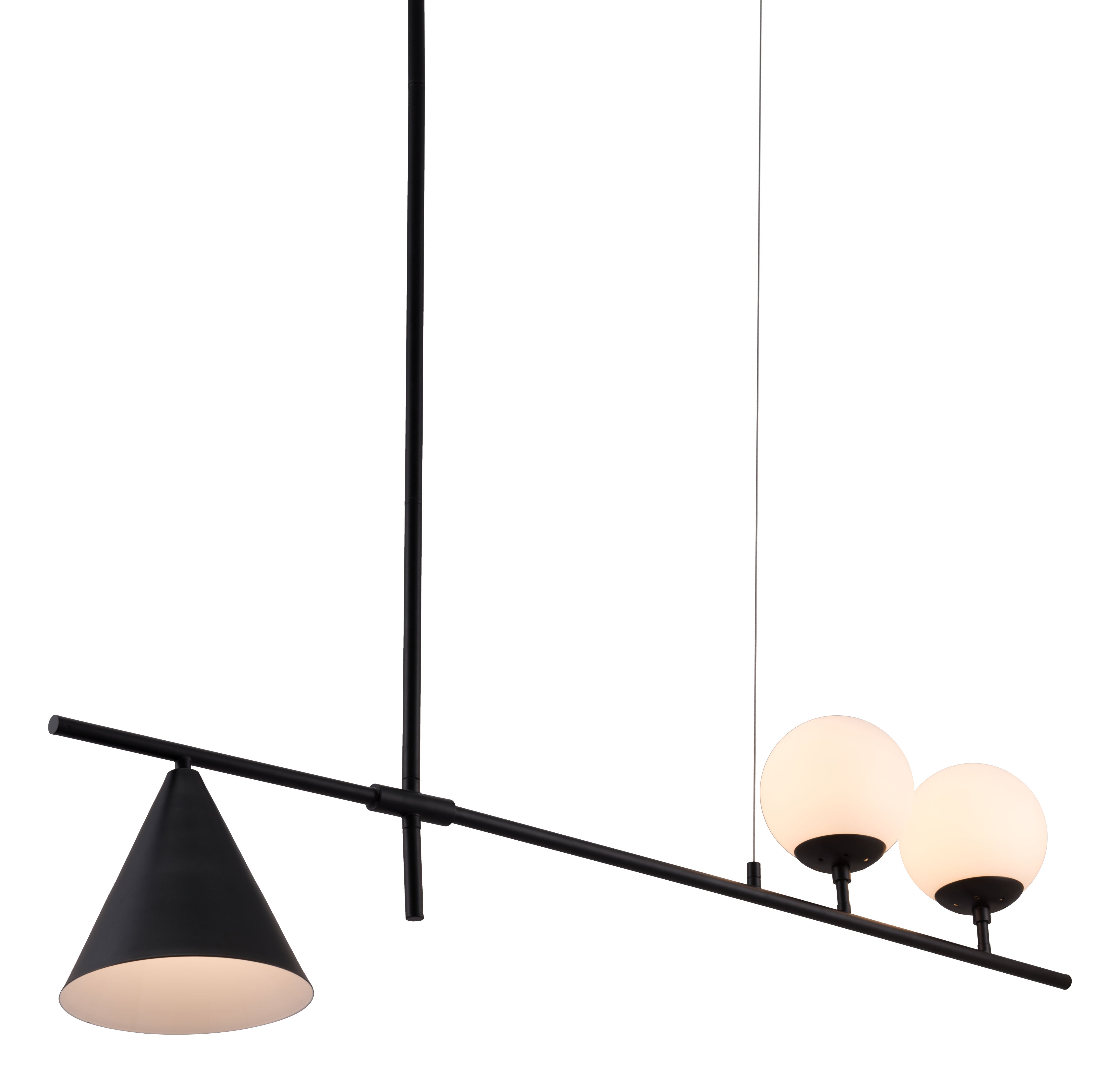 Zuo Modern Richiza Ceiling Lamp Black