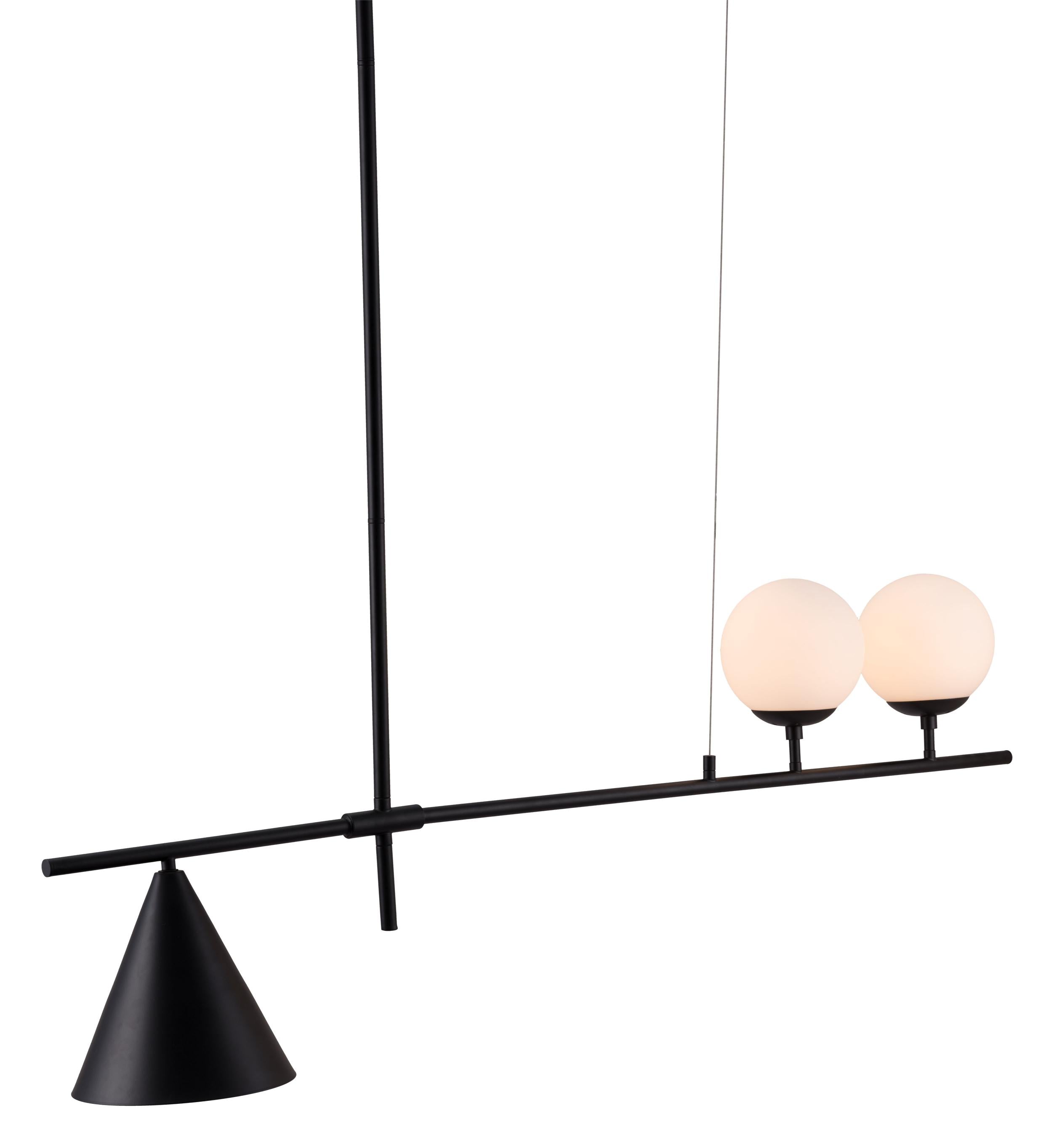 Zuo Modern Richiza Ceiling Lamp Black