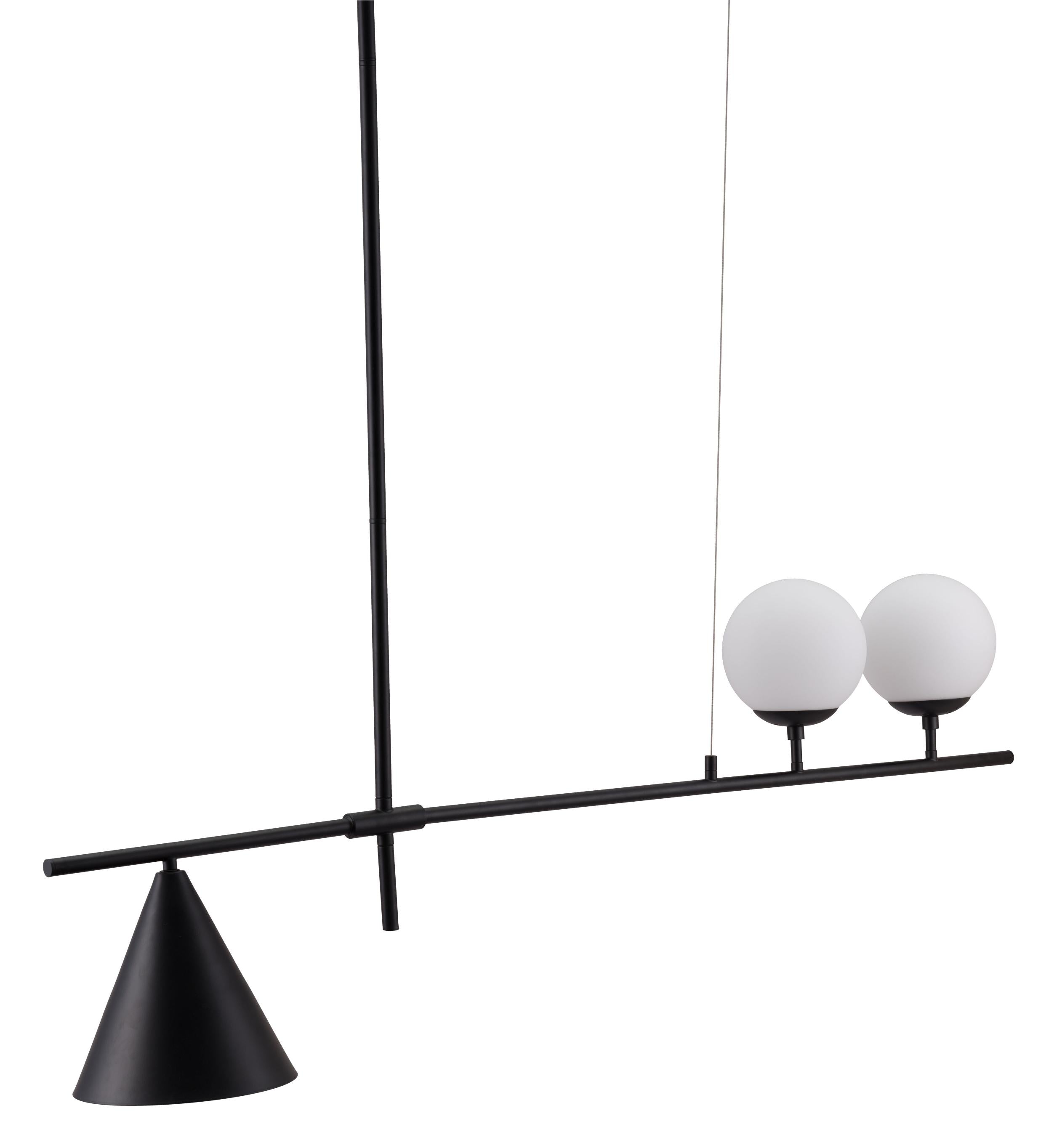 Zuo Modern Richiza Ceiling Lamp Black
