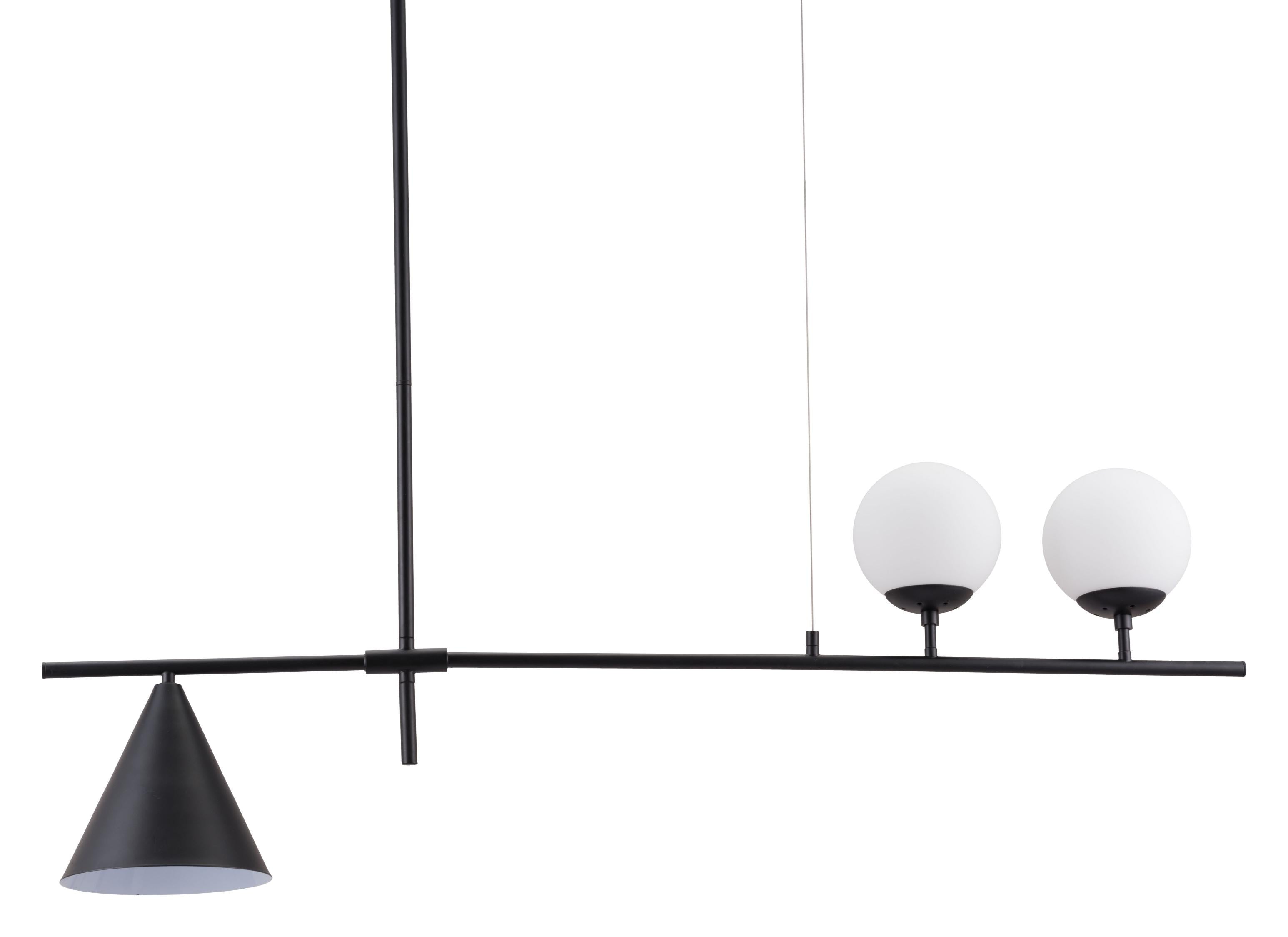 Zuo Modern Richiza Ceiling Lamp Black