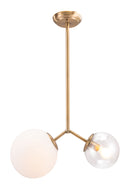 Zuo Modern Constance Ceiling Lamp Brass
