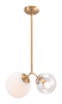 Zuo Modern Constance Ceiling Lamp Brass
