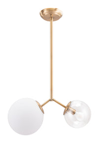 Zuo Modern Constance Ceiling Lamp Brass