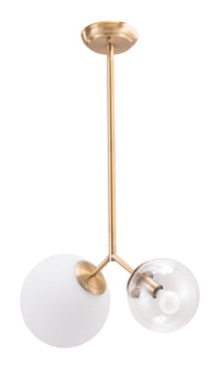 Zuo Modern Constance Ceiling Lamp Brass