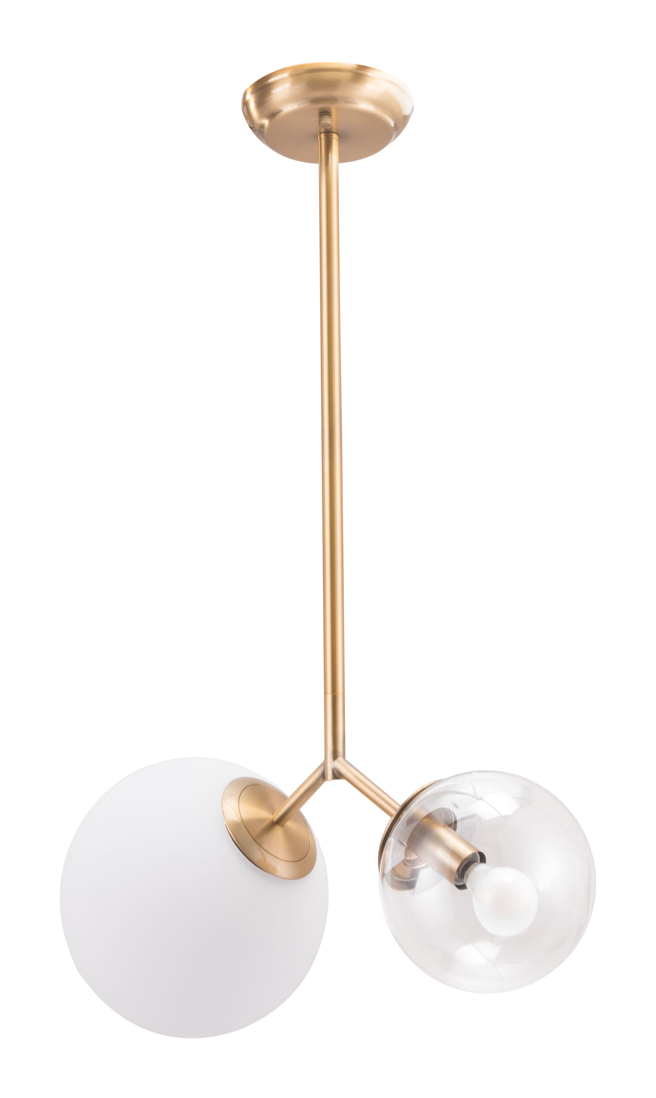 Zuo Modern Constance Ceiling Lamp Brass