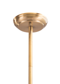 Zuo Modern Constance Ceiling Lamp Brass