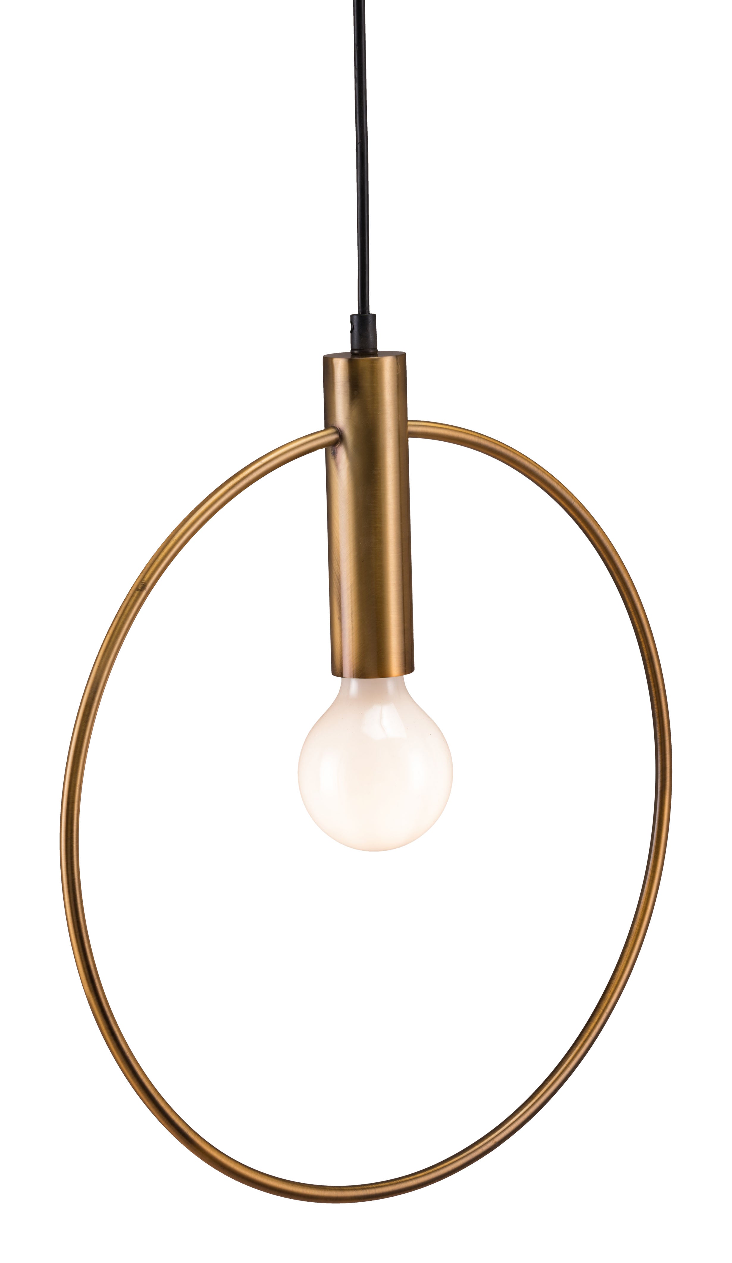 Zuo Modern Irenza Ceiling Lamp Brass