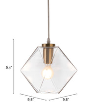 Zuo Modern Jenny Ceiling Lamp Brass