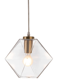 Zuo Modern Jenny Ceiling Lamp Brass