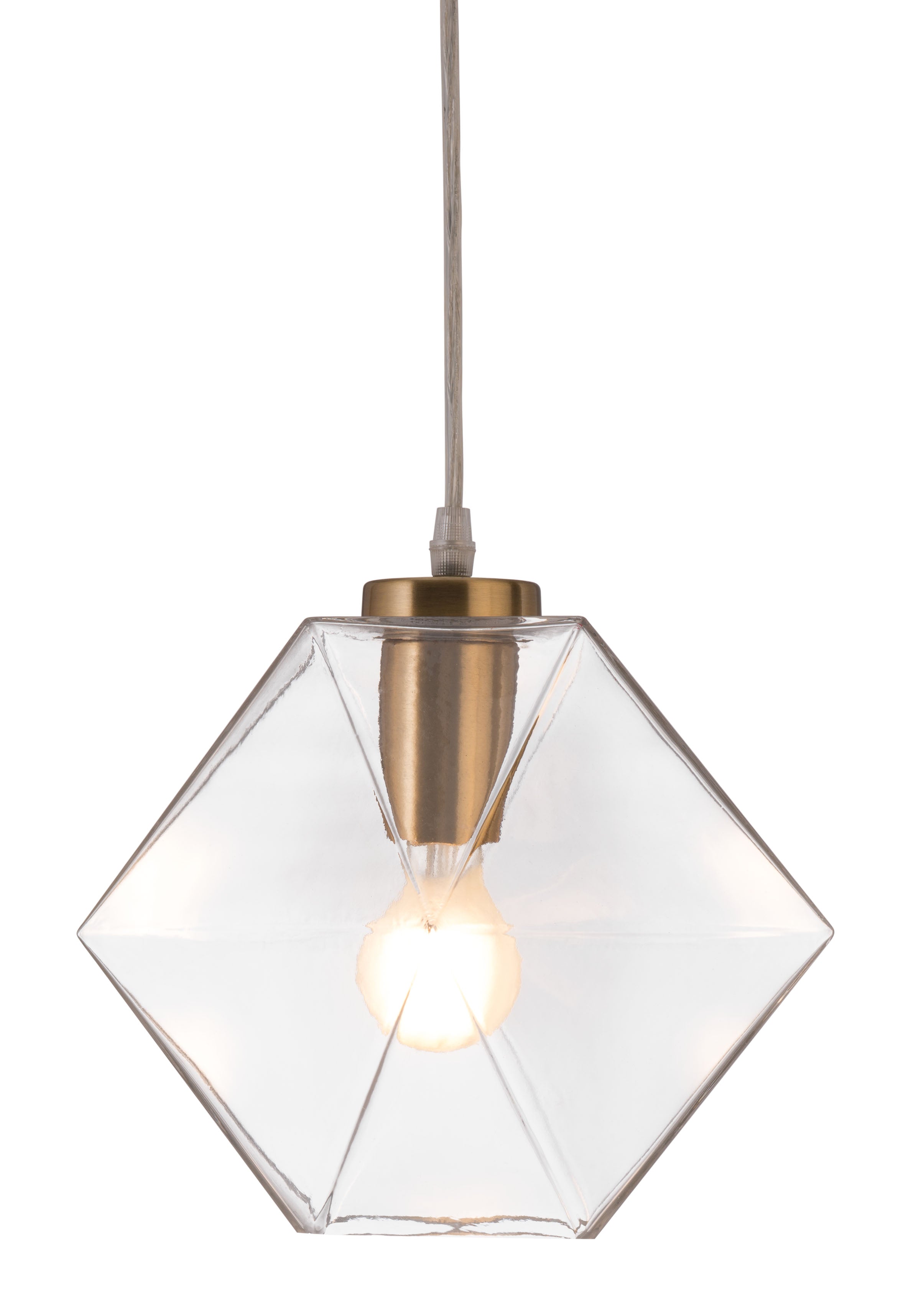 Zuo Modern Jenny Ceiling Lamp Brass