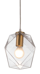 Zuo Modern Jenny Ceiling Lamp Brass