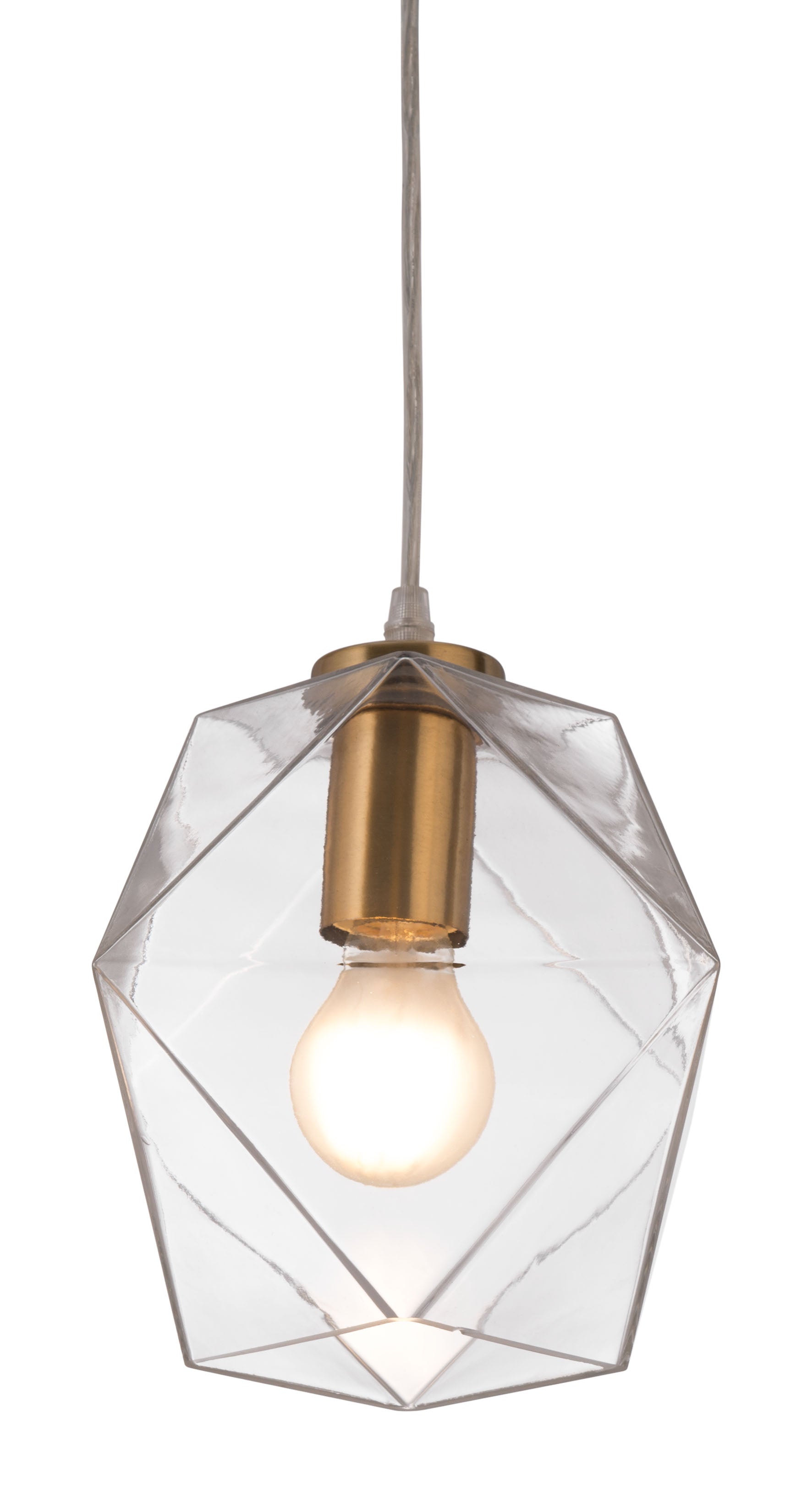 Zuo Modern Jenny Ceiling Lamp Brass