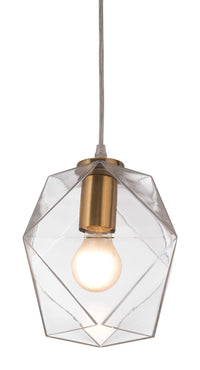 Zuo Modern Jenny Ceiling Lamp Brass