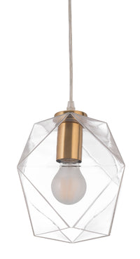 Zuo Modern Jenny Ceiling Lamp Brass